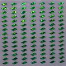 105 Buegelpailletten Welle 8 x 3 mm hologramm gruen